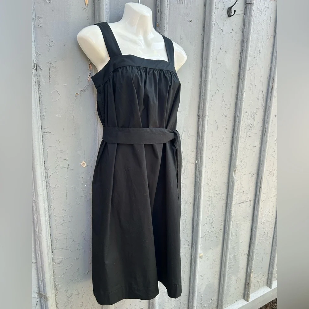Club Monaco Black Sash Dress, size 0 - Picture 4 of 9